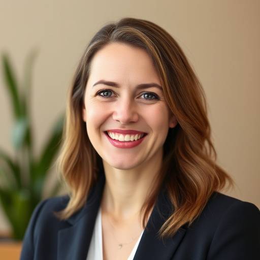 Amelia Thistlewick, Co-founder and CEO of Wonderland Toys, smiling warmly.