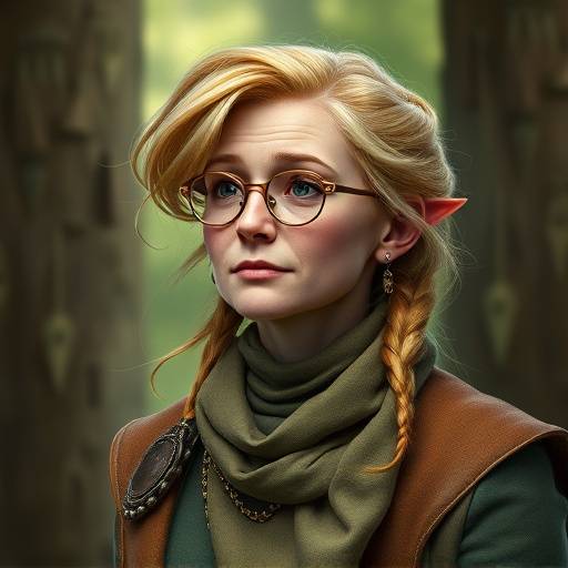 Professor Willow Whistlewood, Educational Advisor at Wonderland Toys, looking thoughtful.